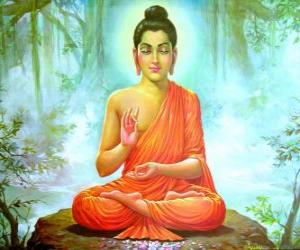 yapboz Çizim Gautama Buddha
